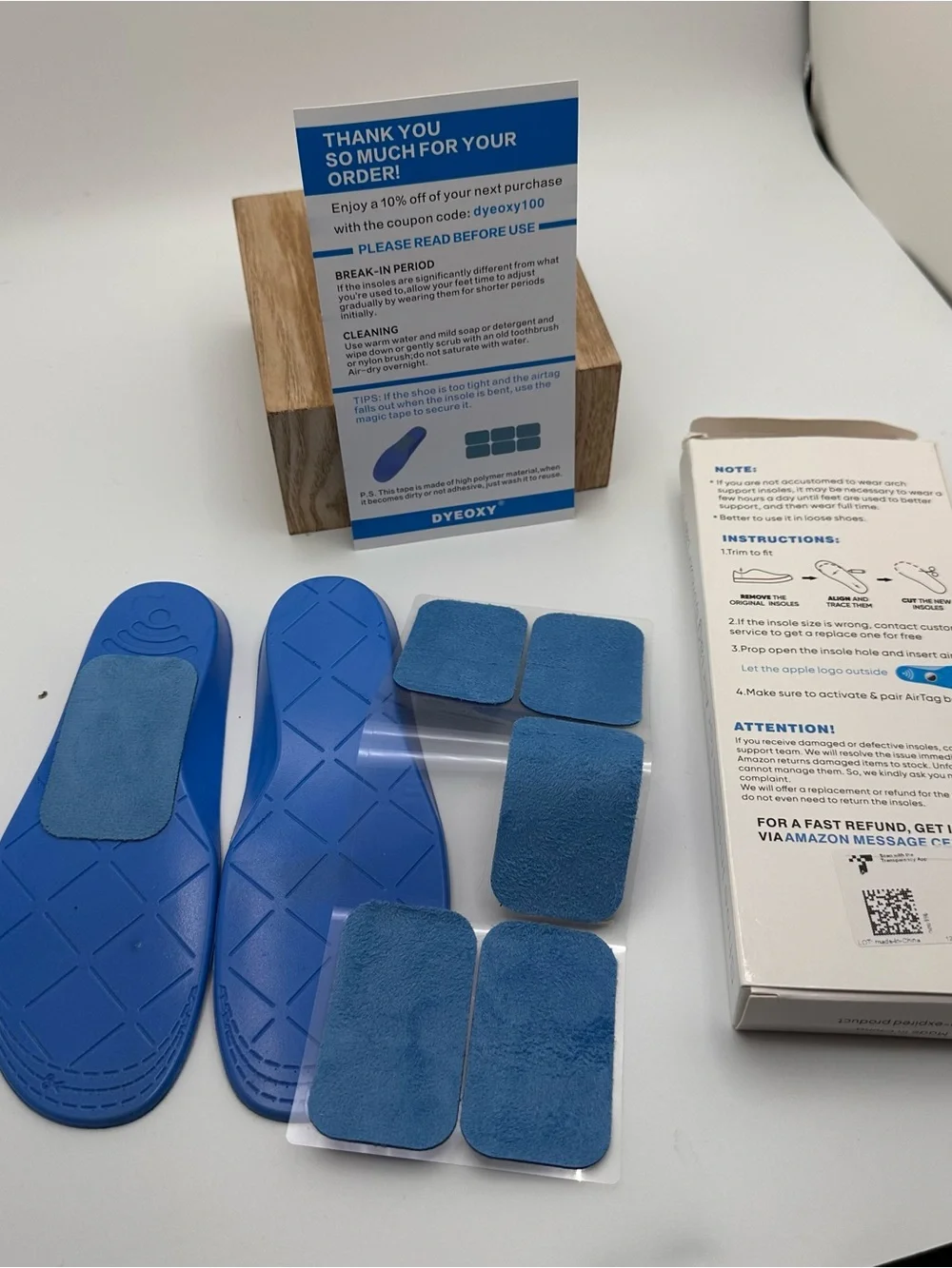 Blue Kids Smart Insole - Wireless Sensor TRACKER NOT INCLUDED